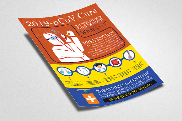 Corona virus Prevention Flyer in Flyer Templates - product preview 1