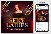 3 Sexy Ladies Party Flyers Bundle