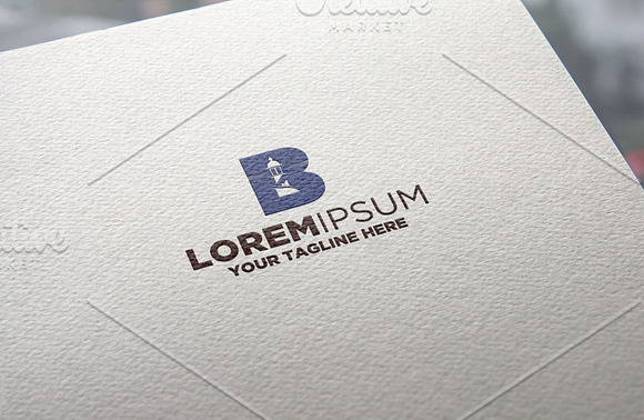 Letter B Lighthouse Logo in Logo Templates - product preview 1