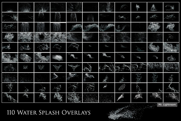 130 Water Splash Photo Overlays in Add-Ons - product preview 1