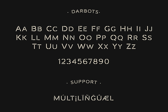 Darbots - Modern Stencil Sans Serif in Sans-Serif Fonts - product preview 7