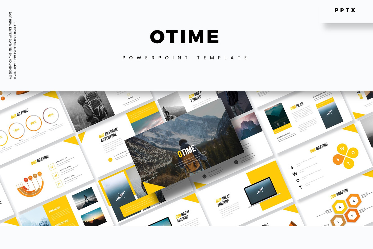 Otime - Powerpoint Template in PowerPoint Templates - product preview 8