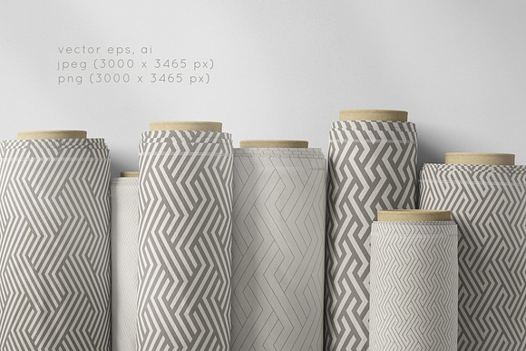 Zigzag Seamless Patterns Set in Patterns - product preview 3
