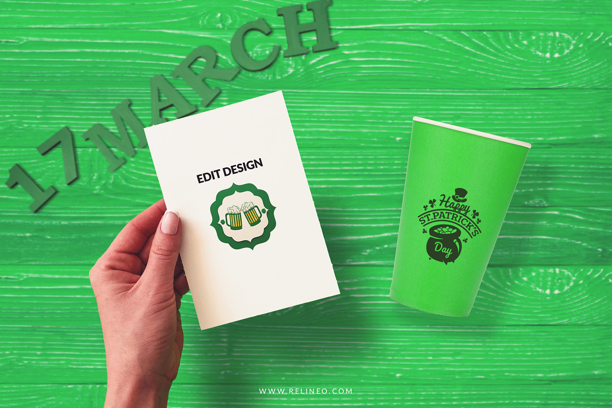 St. Patrick's Day Mockup #10 in Mockup Templates - product preview 8