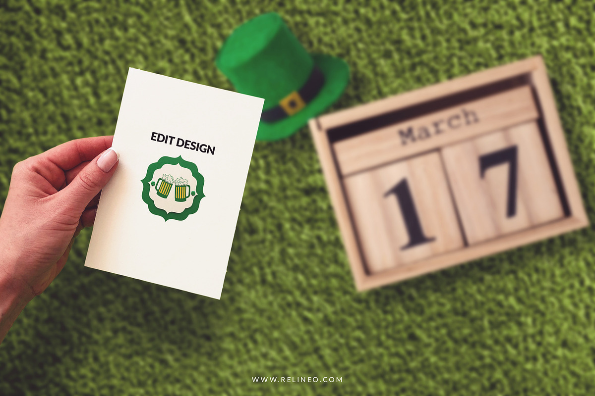 St. Patrick's Day Mockup #8 in Mockup Templates - product preview 8