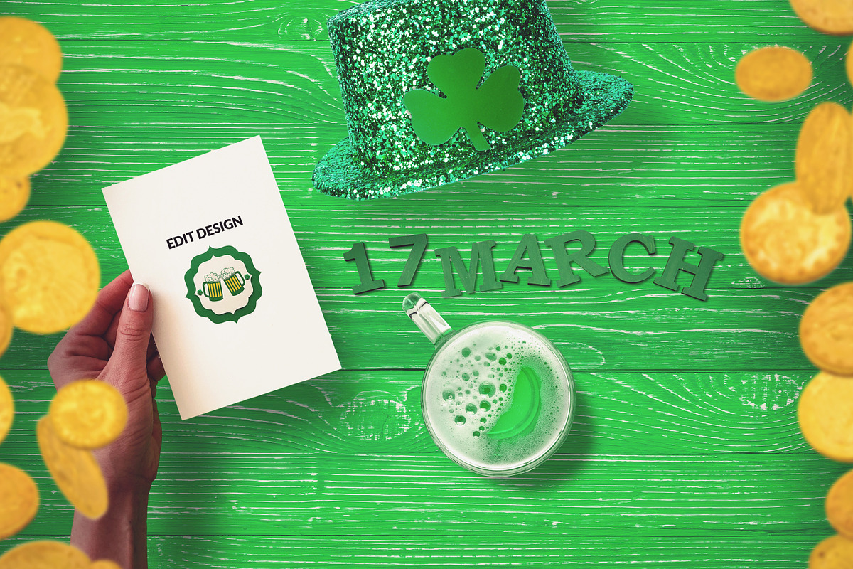 St. Patrick's Day Mockup #7 in Mockup Templates - product preview 8