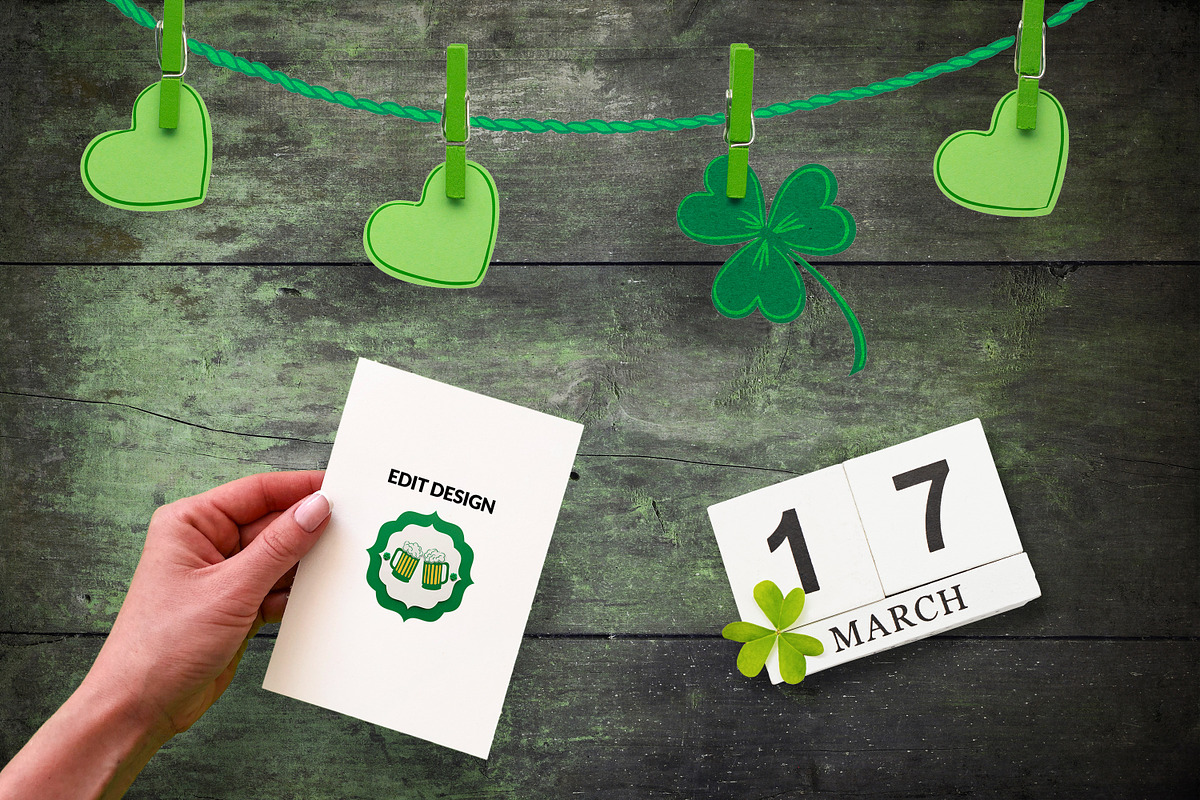 St. Patrick's Day Mockup #6 in Mockup Templates - product preview 8