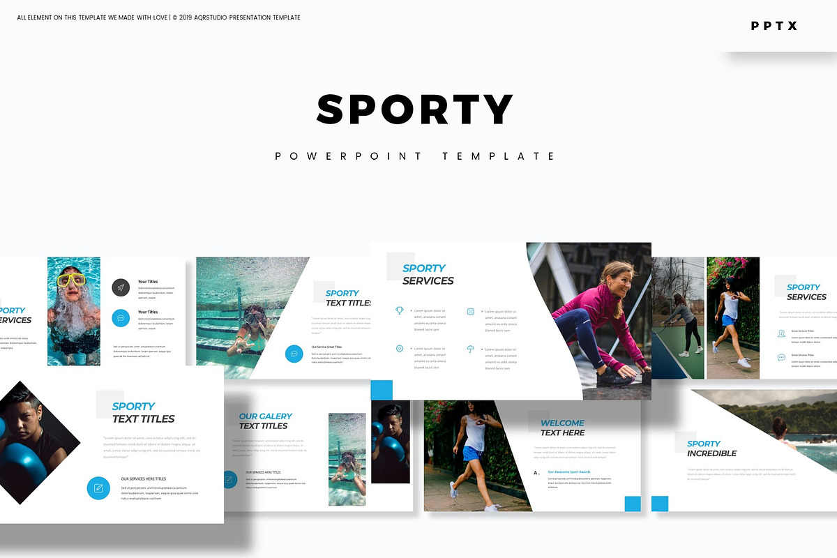 Sporty - Powerpoint Template in PowerPoint Templates - product preview 8