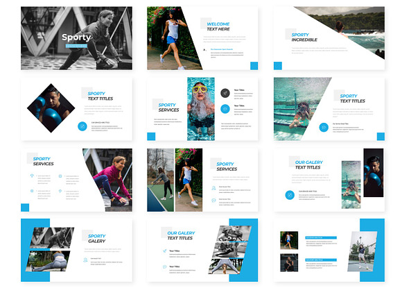 Sporty - Powerpoint Template in PowerPoint Templates - product preview 1