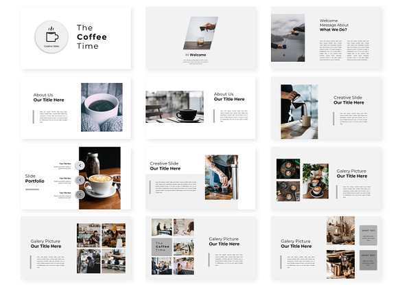 Coffe Time - Powerpoint Template in PowerPoint Templates - product preview 1