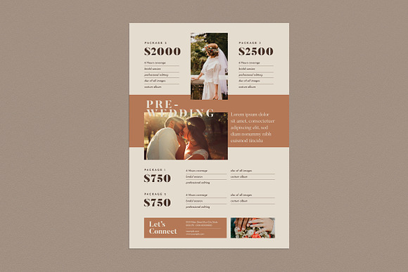 Photography Pricing Guide Template in Flyer Templates - product preview 2
