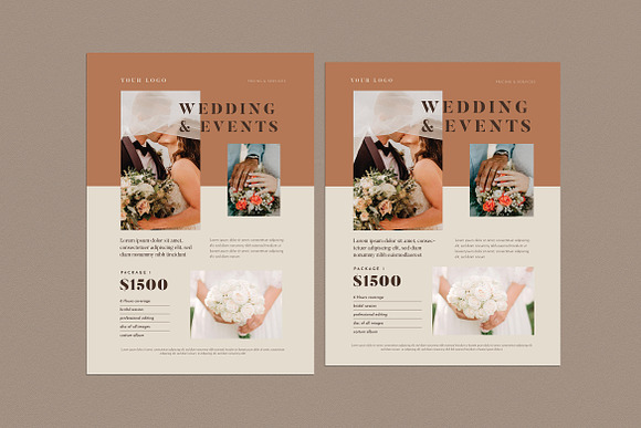 Photography Pricing Guide Template in Flyer Templates - product preview 3