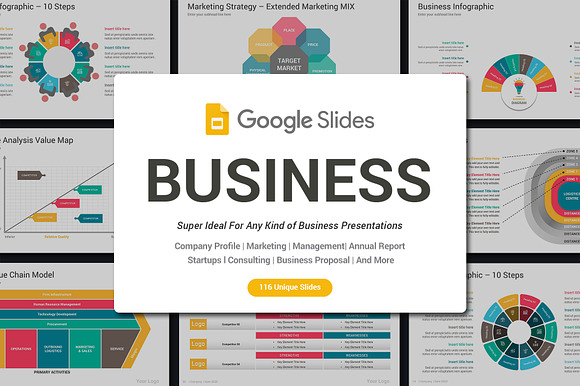 Business Google Slides Infographics in Google Slides Templates - product preview 1