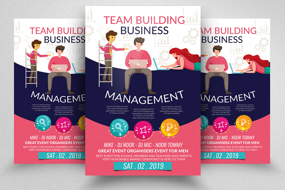 Business Management Flyer Template in Flyer Templates - product preview 8