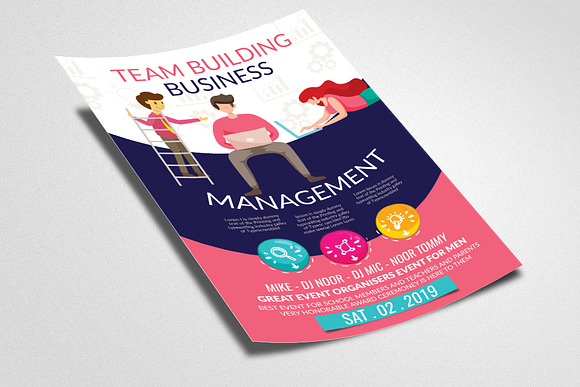 Business Management Flyer Template in Flyer Templates - product preview 1