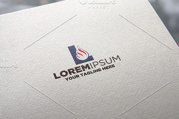 Letter L Oil Logo