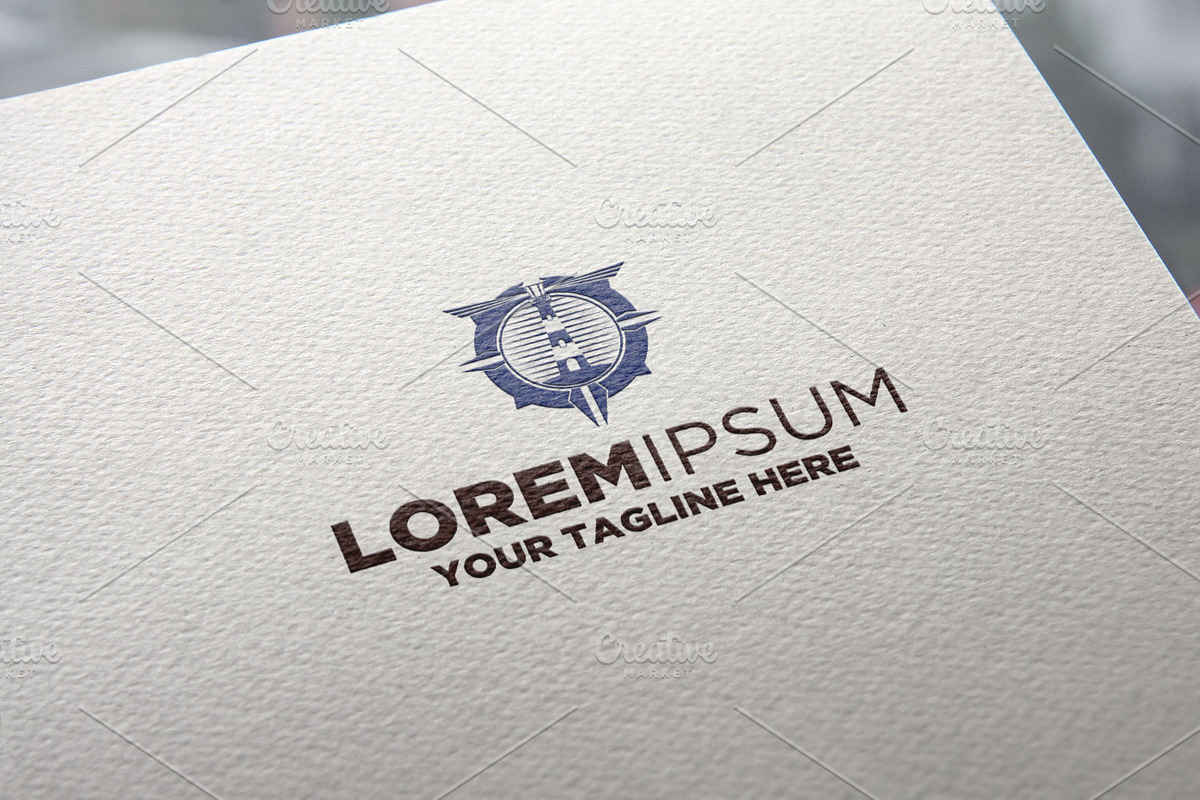 Lighthouse Ship logo in Logo Templates - product preview 8