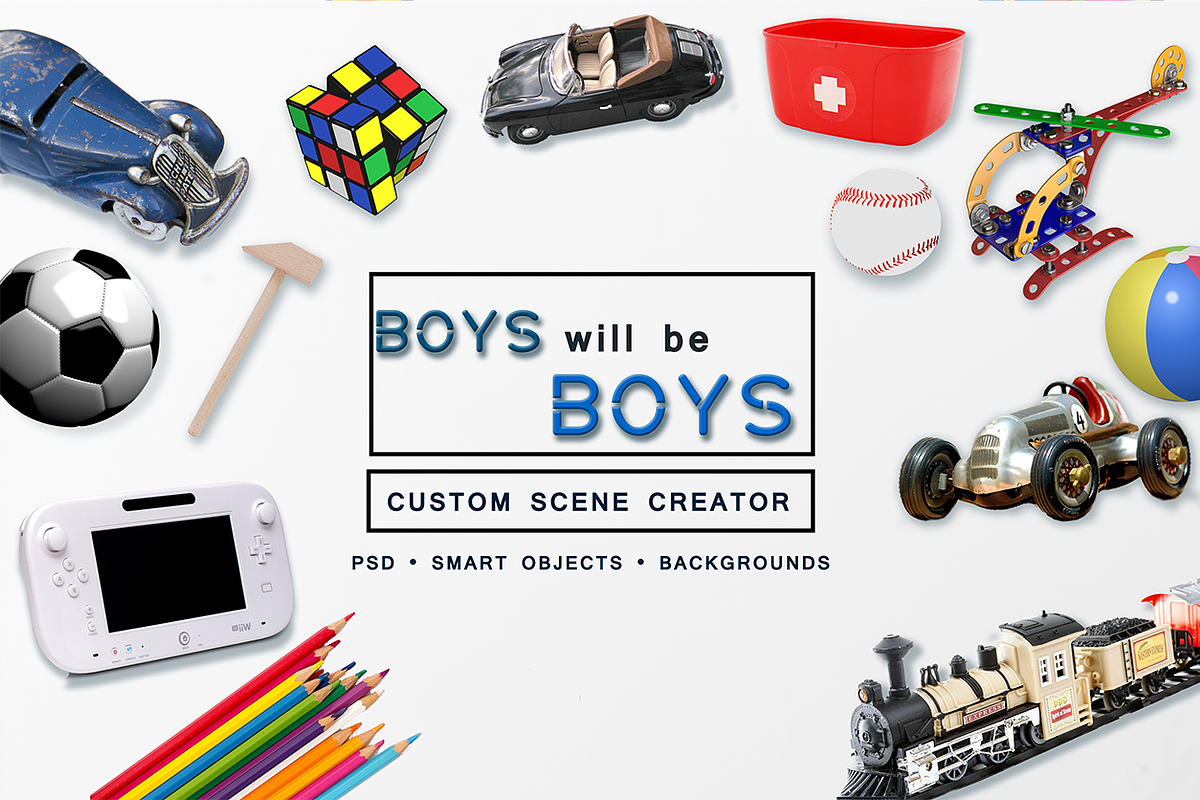 Boys Toys Custom Scene Creator in Scene Creator Mockups - product preview 8