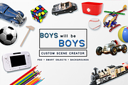 Boys Toys Custom Scene Creator