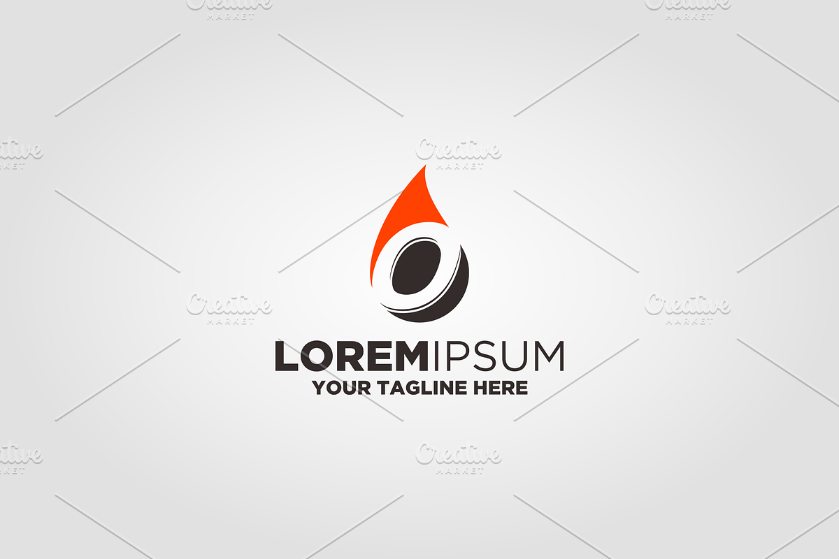 Letter O Gass Oil Logo in Logo Templates - product preview 8