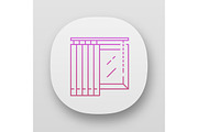 Vertical blinds app icon