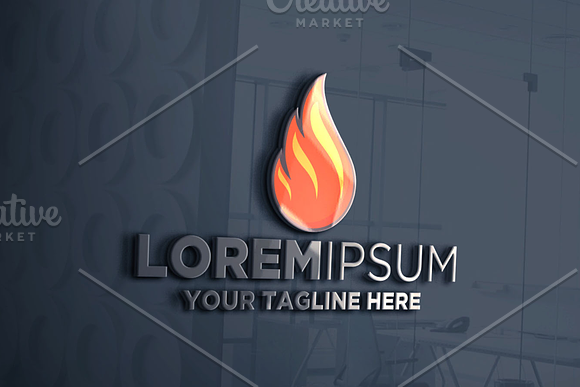Oil Gass Logo in Logo Templates - product preview 2