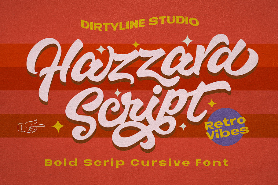 Hazzard Script in Display Fonts - product preview 8