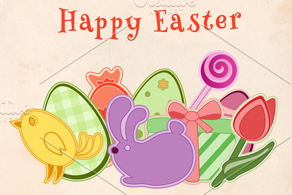 Easter Design Elements in Illustrations - product preview 1