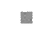 square finger print fingerprint