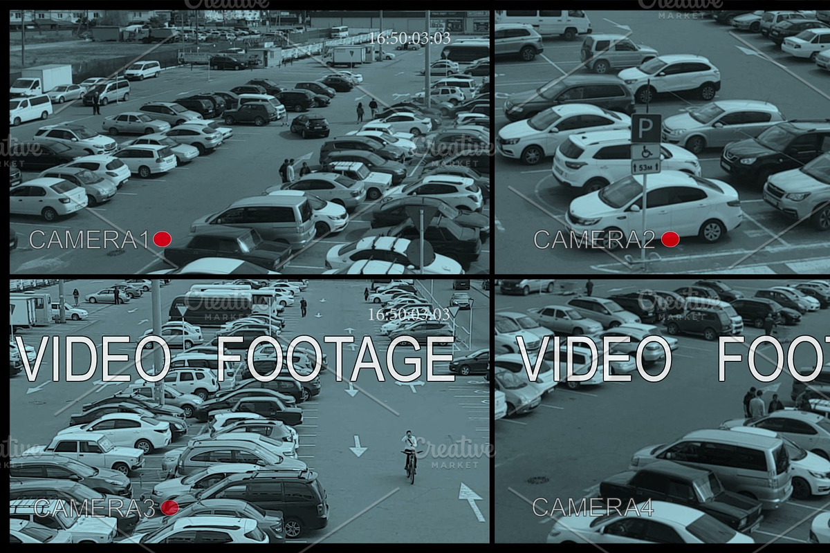 Surveillance Cameras in a Large in Graphics - product preview 8