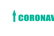 Coronavirus vs Economy Typographic C