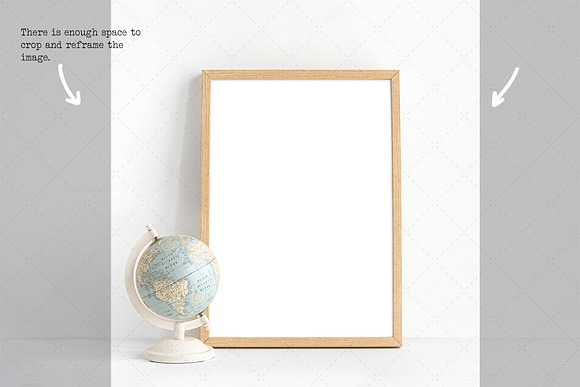A3 wooden frame mockup in Print Mockups - product preview 5