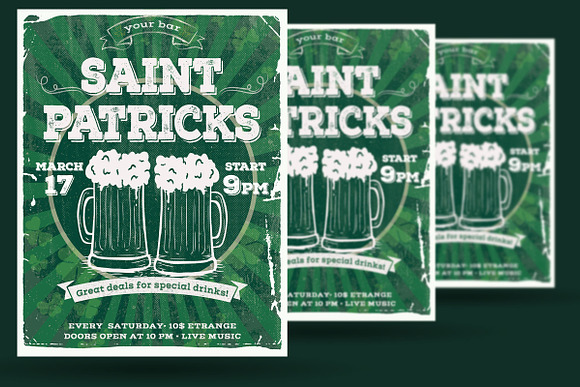 St. Patrick's Day Poster in Flyer Templates - product preview 1