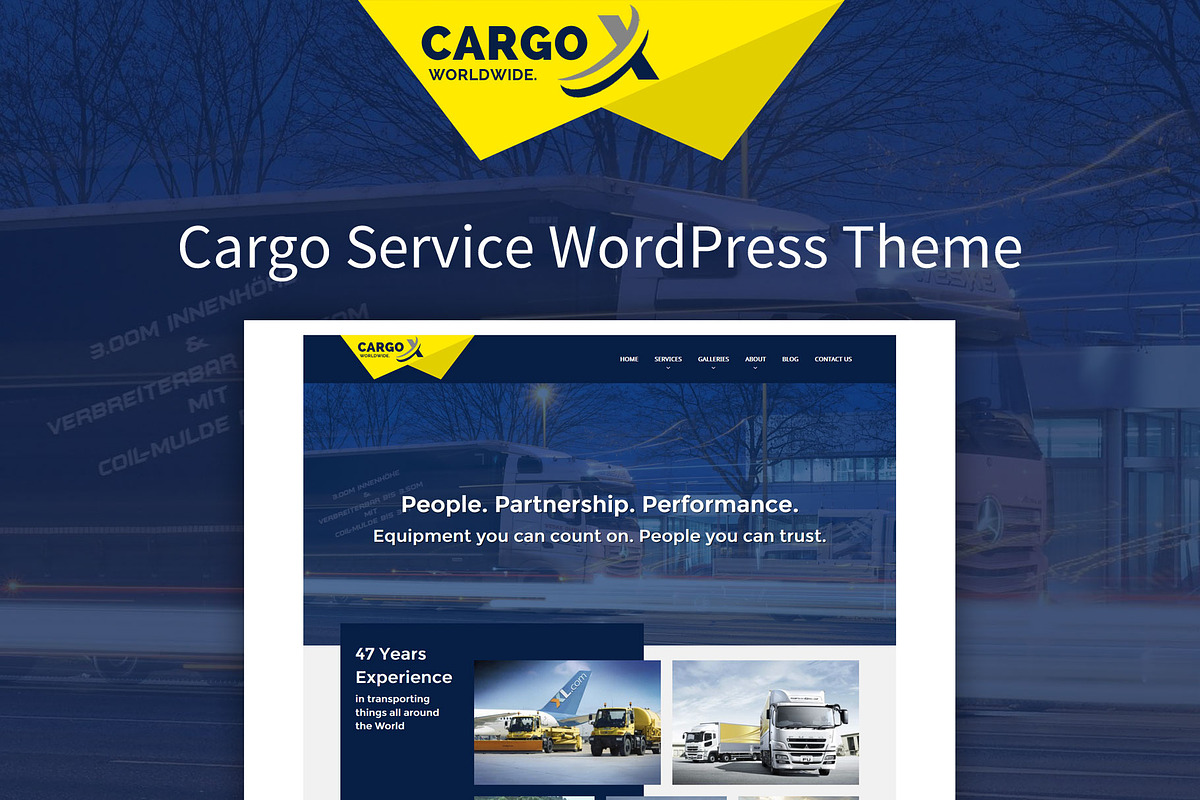 CargoX - Cargo Service WP Theme in WordPress Business Themes - product preview 8