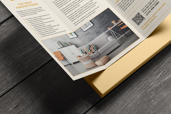 Old Zey Hospitality Trifold Ai in Brochure Templates - product preview 2