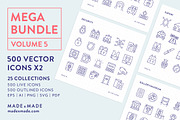 Line Icons – Mega Bundle Vol 5