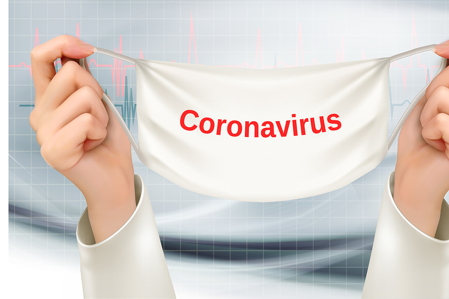 Coranavirus medical background in Illustrations - product preview 8