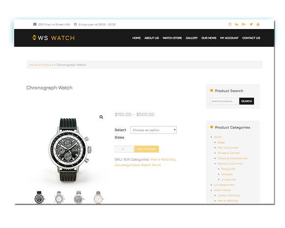 WS Watch - Watch  WordPress in WordPress Business Themes - product preview 3