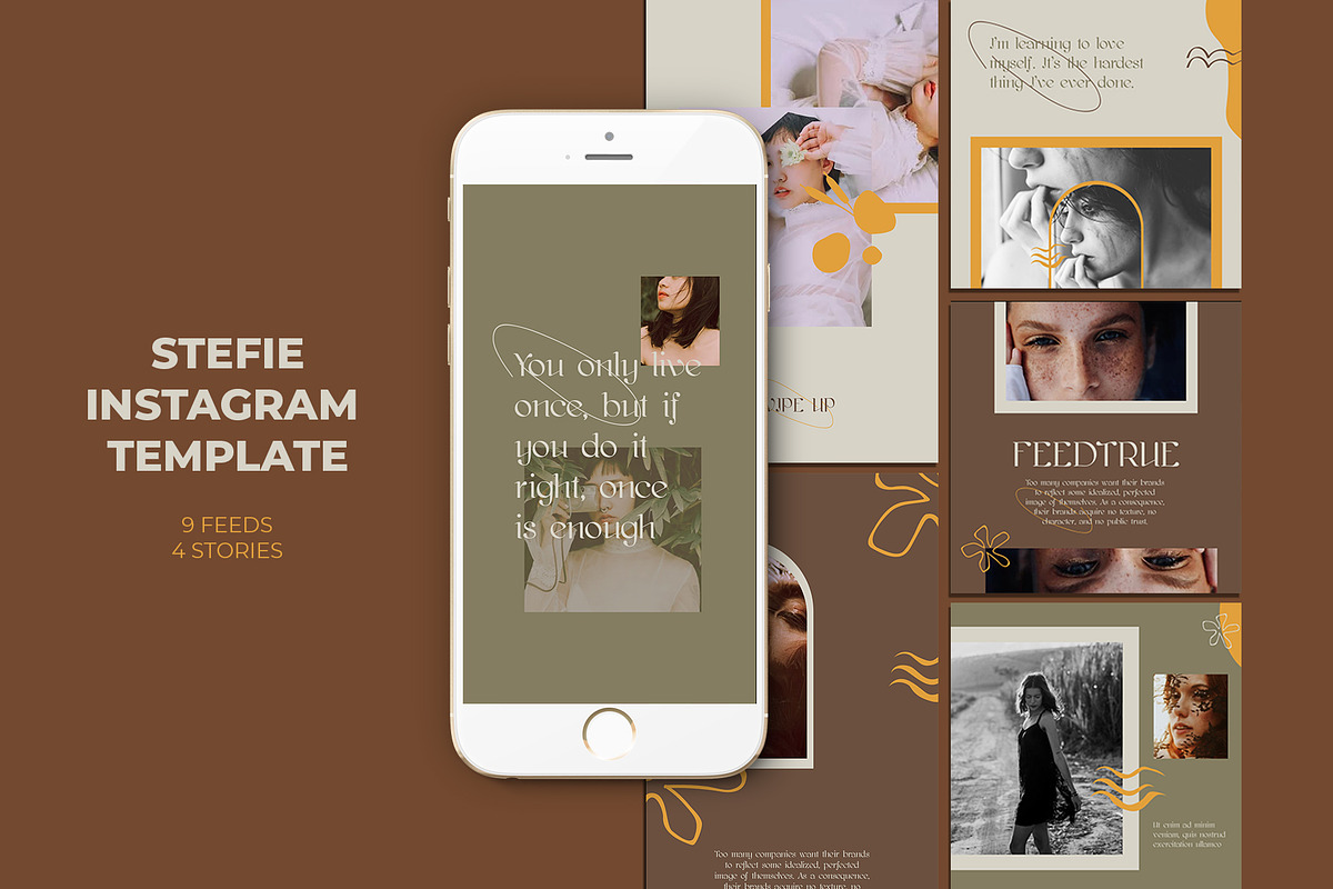 Stefie Instagram Templates in Instagram Templates - product preview 8