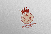 Cute Baby Smile Logo Design 5