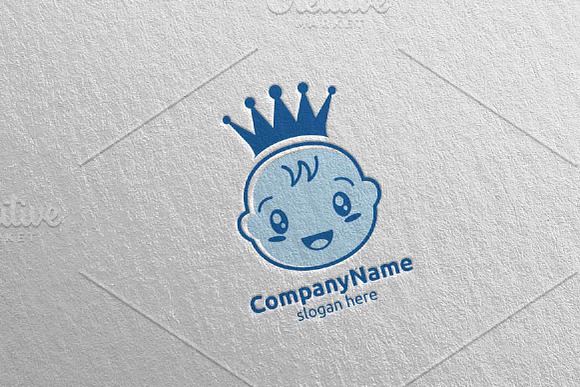 Cute Baby Smile Logo Design 5 in Logo Templates - product preview 2