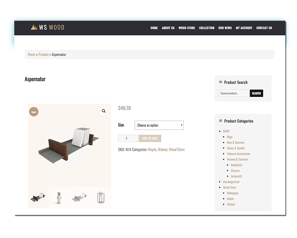 WS Wood Carpenter Wordpress theme in WordPress Commerce Themes - product preview 3