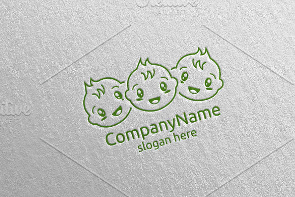 Cute Baby Smile Logo Design 7 in Logo Templates - product preview 1