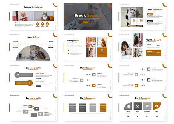 Cathouse - Powerpoint Template in PowerPoint Templates - product preview 2