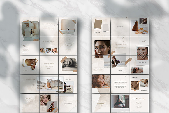 Neira Puzzle Instagram Feed in Instagram Templates - product preview 1