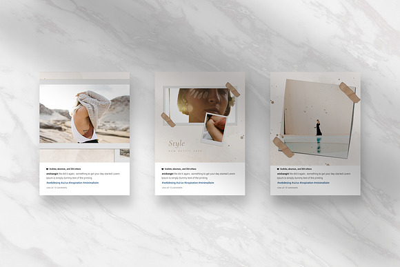 Neira Puzzle Instagram Feed in Instagram Templates - product preview 4