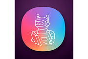 Text reading bot app icon
