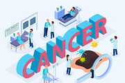 Cancer control isometric composition