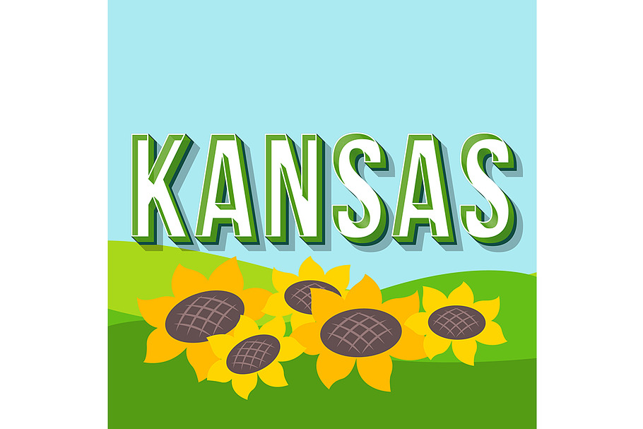 Kansas vintage 3d vector lettering in Add-Ons - product preview 8