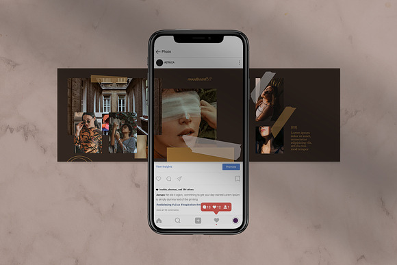 Azkialia Puzzle Instagram Feed in Instagram Templates - product preview 3
